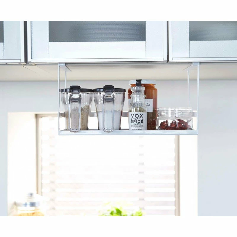 Buy ⌛ Yamazaki Home Undershelf Organizer, Steel, Fits 0.75", Holds 6.6 Lbs, White 🔔 5 Buy ⌛ Yamazaki Home Undershelf Organizer, Steel, Fits 0.75", Holds 6.6 Lbs, White 🔔 - Image 5