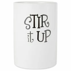 Coupon 🧨 Design Imports DII White Stir It Up Ceramic Utensil Holder 😍