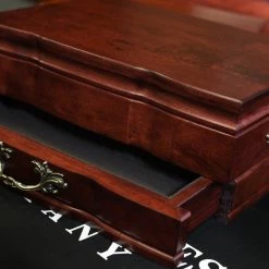 Best Pirce 🔥 American Chest Co Grandeur Flatware Chest, Solid American Cherry Hardwood With Anti-Tarnish Lining 💯 -YBM Sales Store 09b129e20935935c 3673 w800 h800 b0 p0