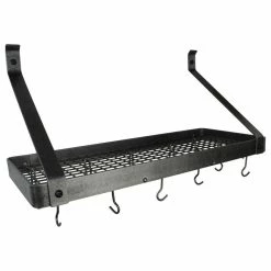 Budget 💯 Enclume Handcrafted 30" Gourmet Deep Bookshelf Wall Rack, 🔨 Hammered Steel 😉 -YBM Sales Store 11613c430a283169 9115 w800 h800 b1 p0