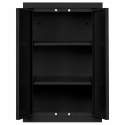 Coupon ✨ Summit Lamp Corp. Summit CAB12TALL 12"W X 18"H Double Door Base Cabinet - Black ⌛ -YBM Sales Store 1291cf13025e048b 4958 w800 h800 b1 p0