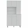 Wholesale 😀 DEPOT E -SHOP DEPOT E-SHOP Helis 90 Pantry Cabinet, One Drawer, Two Double Door Cabinet,... ❤️