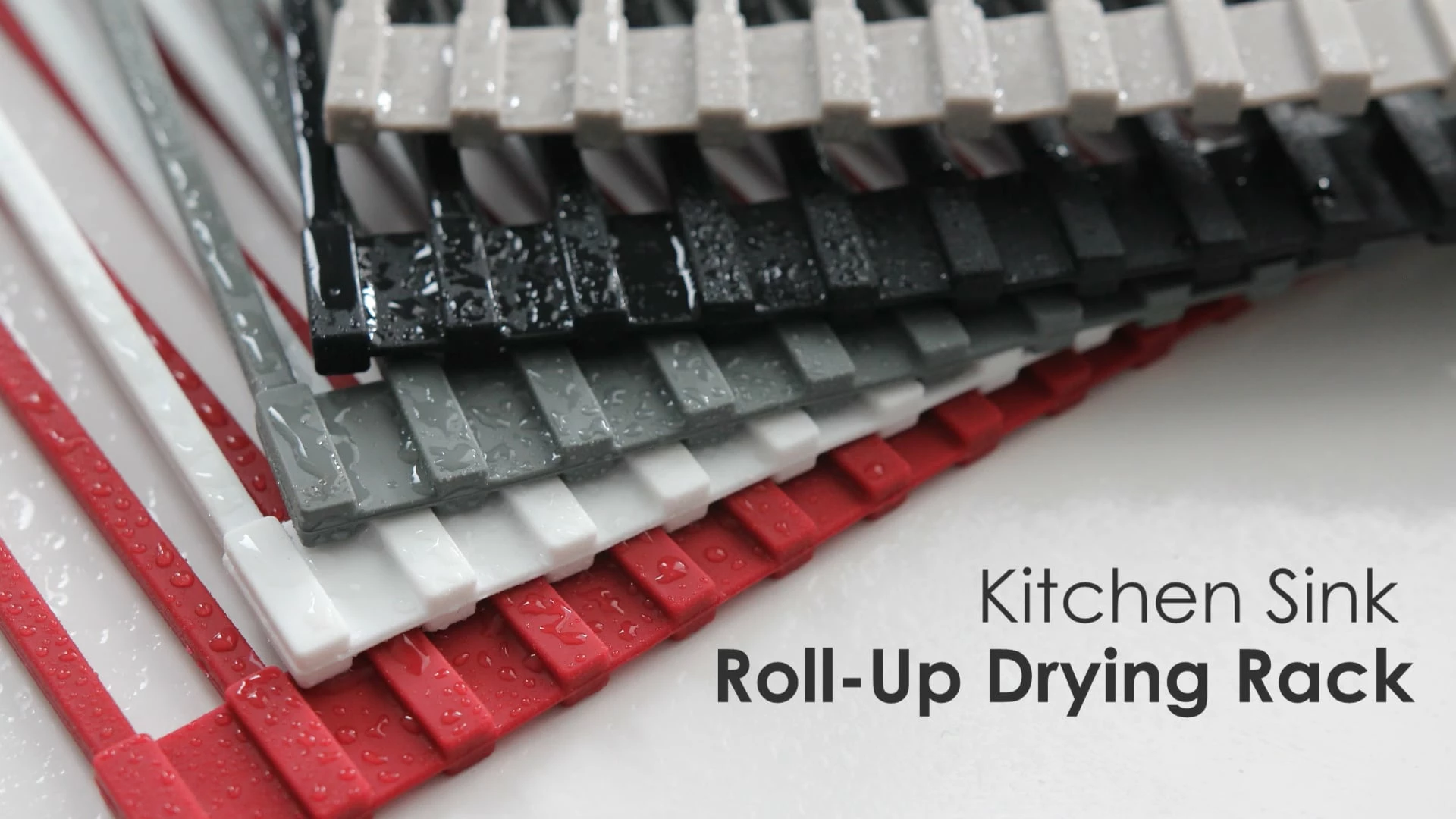 Budget 🎉 Stylish 20" Over The Sink Roll-Up Dish Drying Rack, Black 🔥 2 Budget 🎉 Stylish 20" Over The Sink Roll-Up Dish Drying Rack, Black 🔥 - Image 2