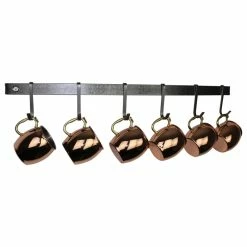 Budget 🔥 Enclume Design Products Enclume Handcrafted Moscow Mule Mug Rack 30" W 6 Hooks, 🔨 Hammered Steel ✨ -YBM Sales Store 16a1e67f0deac111 7565 w800 h800 b1 p0