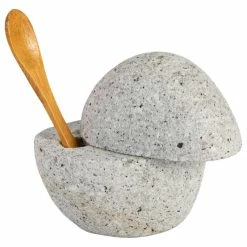 Wholesale ⌛ Funky Rock Designs Beach Stone Salt Cellar 💯
