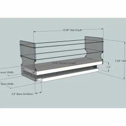 Budget ⌛ Vertical Spice 4x1x11 Storage Solution Drawer, Cream 🥰 -YBM Sales Store 19f1ab540a909685 5170 w800 h800 b0 p0