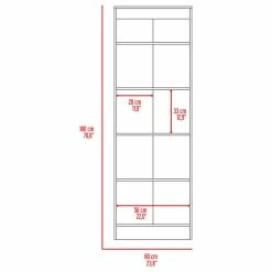 Best deal 😍 FM FURNITURE Virginia Storage Cabinet, Black Wengue 💯 -YBM Sales Store 2121685f03515891 1837 w800 h800 b1 p0