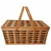 Flash Sale 🤩 WALD IMPORTS Tuscana Two-Tone Wooden Weave Picnic Basket 😍