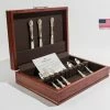 Brand new 🎁 American Chest Co Traditions Flatware Chest, Solid American Hardwood With Anti-Tarnish Lining, Her ✨