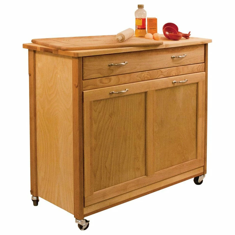 Best Sale 😀 Catskill Craftsmen Pull Out Recycling/Trash Island 😀 4 Best Sale 😀 Catskill Craftsmen Pull Out Recycling/Trash Island 😀 - Image 4