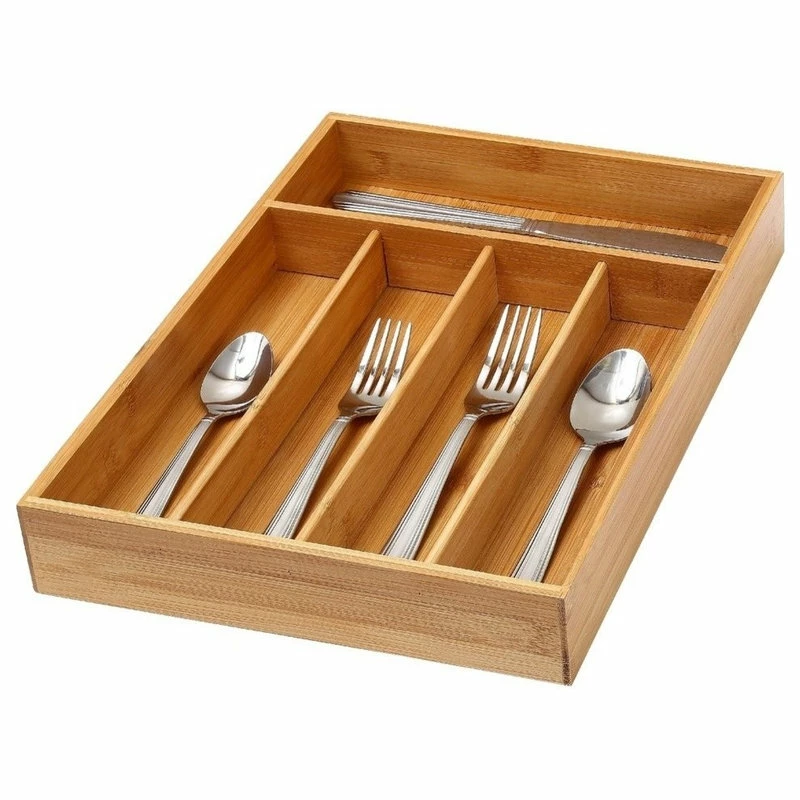 Best deal ❤️ Ybm Home & Kitchen 5-Compartment Kitchen Utensil, Flatware, Cutlery Tray Drawer Organizer 🎉 2 Best deal ❤️ Ybm Home & Kitchen 5-Compartment Kitchen Utensil, Flatware, Cutlery Tray Drawer Organizer 🎉 - Image 2