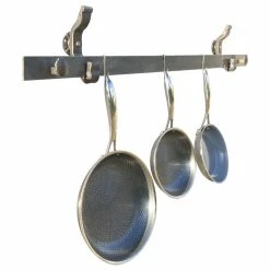 Brand new 👏 Railroadware Lighting & Hardware Rail Anchor Pot And Pan Rack, Wall Mounted 🔥