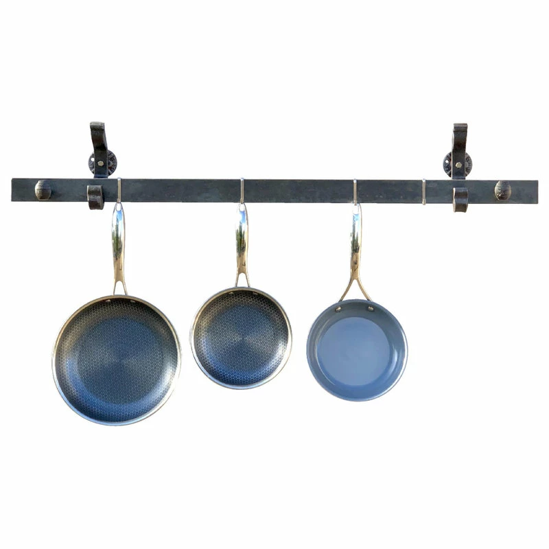Brand new 👏 Railroadware Lighting & Hardware Rail Anchor Pot And Pan Rack, Wall Mounted 🔥 2 Brand new 👏 Railroadware Lighting & Hardware Rail Anchor Pot And Pan Rack, Wall Mounted 🔥 - Image 2