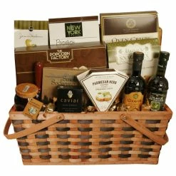 Flash Sale 🤩 WALD IMPORTS Tuscana Two-Tone Wooden Weave Picnic Basket 😍 -YBM Sales Store 3d1116e90f7759e9 7584 w800 h800 b1 p0