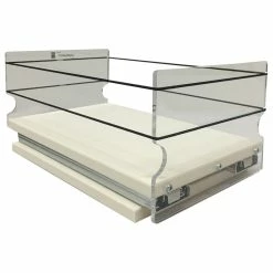 YBM Sales Store 33 Best Pirce 🛒 Vertical Spice 6x1x11 Storage Solution Drawer, Cream 🛒