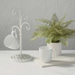 Best Pirce ✔️ Tripar 4 Arm Metal Mug Stand, White 🤩 -YBM Sales Store 41e1edb90f2b01ac 7663 w800 h800 b0 p0