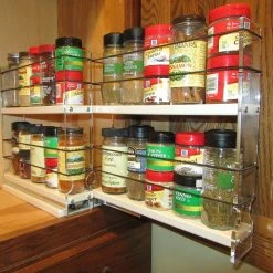 Coupon 👏 Vertical Spice 22x2x11 Spice Rack Drawer, Cream 😍 -YBM Sales Store 43f14f420a90924e 4101 w800 h800 b0 p0