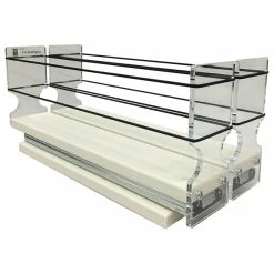 Buy 🧨 Vertical Spice 22x1x11 Spice Rack Drawer, Cream 👍