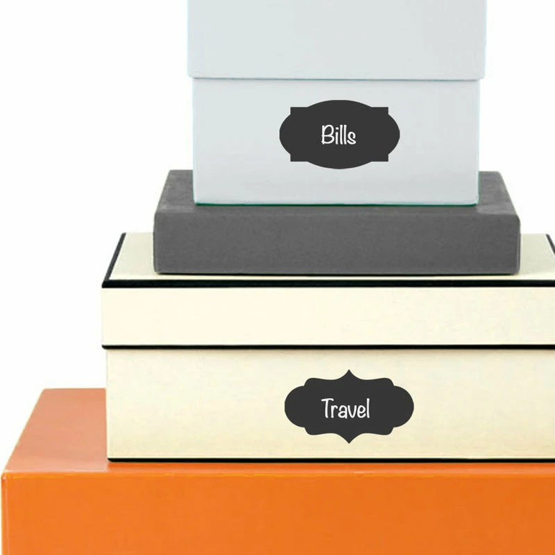 New โ Simple Shapes Chalkboard Labels Bundle, 40 Premium Stickers And Chalk Ink Marker ๐งจ 4 New โ Simple Shapes Chalkboard Labels Bundle, 40 Premium Stickers And Chalk Ink Marker ๐งจ - Image 4