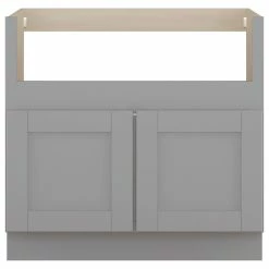Top 10 ⌛ Sunnywood Sunny Wood GSB36FS-A Grayson 36"W Double Door Farm Sink Base - Dove Gray 🔥