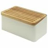 New 🧨 Legnoart Crispy White Bread Bin With Double Functioning Lid 🔥
