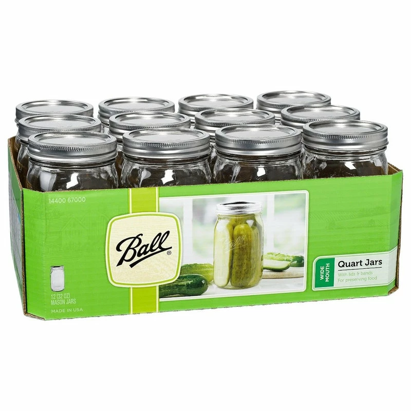 Brand new ๐ Jarden Home Brands Ball® 67000 Wide Mouth Mason Jars With Lids & Bands, 1 Qt, 12-Pack ๐ 3 Brand new ๐ Jarden Home Brands Ball® 67000 Wide Mouth Mason Jars With Lids & Bands, 1 Qt, 12-Pack ๐ - Image 3