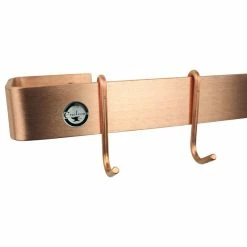 New 🎁 Enclume 24" Wall Rack Utensil Bar With 6 Hooks, Brushed Copper 👏 -YBM Sales Store 6481d6630a28322c 0483 w800 h800 b1 p0