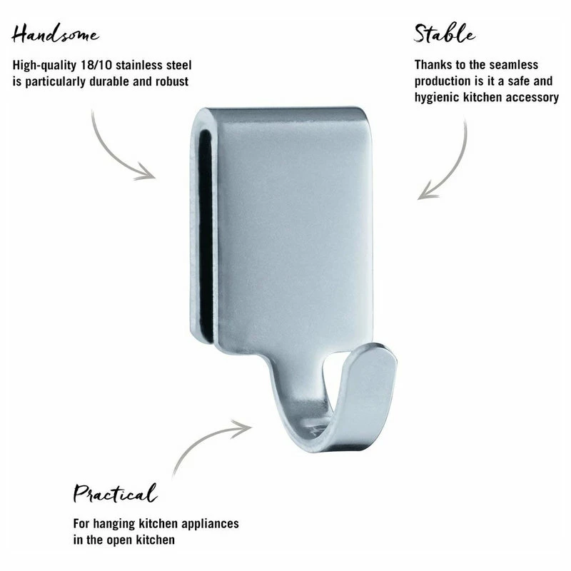 Best Sale 😍 ROSLE USA Rosle Stainless Steel Open Kitchen Collection Hook, Set Of 2 🤩 4 Best Sale 😍 ROSLE USA Rosle Stainless Steel Open Kitchen Collection Hook, Set Of 2 🤩 - Image 4