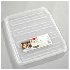 Top 10 👏 Rubbermaid 1180-MA-CLR Dish Drainer Tray, 14.3" X 15.3", Plastic, Clear 😍