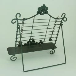 Budget ✨ Zeckos Rustic Metal Fleur De Lis Cookbook Holder Easel Stand 😍 -YBM Sales Store 6b515fd50cae55f3 4594 w800 h800 b0 p0