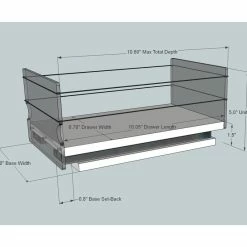 Best Pirce 🛒 Vertical Spice 6x1x11 Storage Solution Drawer, Cream 🛒 -YBM Sales Store 6f51c07b0a9096fc 5292 w800 h800 b0 p0