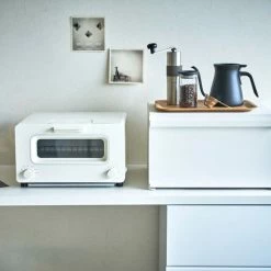 Flash Sale 👏 Yamazaki Home Bread Box, Steel, Holds 22.2 Lbs, White 👏 -YBM Sales Store 71a1894b025ad56f 2697 w800 h800 b0 p0