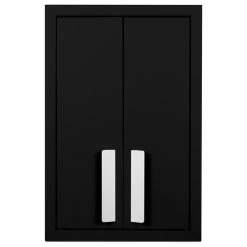Coupon ✨ Summit Lamp Corp. Summit CAB12TALL 12"W X 18"H Double Door Base Cabinet - Black ⌛