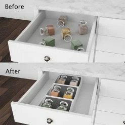 Brand new 🌟 Lavish Home 3-Tier Nonslip Angled Shelf Drawer Organizer ✔️ -YBM Sales Store 81b1e01f0cbf3a7d 1182 w800 h800 b0 p0