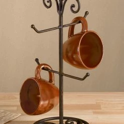 Wholesale 🔔 Tripar International, Inc. 4 Arm Metal Mug Tree 😀 -YBM Sales Store 824187da0edffdb6 7029 w800 h800 b0 p0
