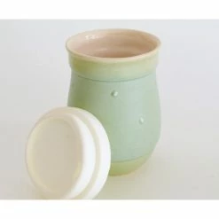 Best Sale 🥰 Sarah Welch Pottery Turquoise Ceramic Travel Mug With Silicone Lid, 16 Oz. 🔔 -YBM Sales Store 8451d5bc08e41829 9213 w800 h800 b0 p0
