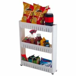 Best Sale 🔔 Chef Buddy Mobile Shelving Unit Organizer With 3 Large Storage Baskets By Everyday Home 🎉 -YBM Sales Store 8c7197a90a4e7de5 3478 w800 h800 b1 p0