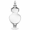 Best deal 🔔 CYS EXCEL, INC Glass Apothecary Jar 🍬 Candy Buffet Container H-21.5" D-7.5" Set Of 1 👏