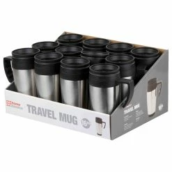 Best deal 😀 HOME BASICS Stainless Steel Travel Mug ⭐ -YBM Sales Store 91f126640cd1b094 1434 w800 h800 b1 p0