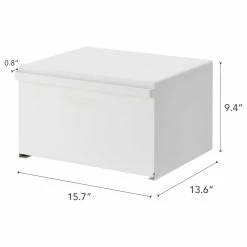 Flash Sale 👏 Yamazaki Home Bread Box, Steel, Holds 22.2 Lbs, White 👏 -YBM Sales Store 9331a782025ad572 2697 w800 h800 b1 p0