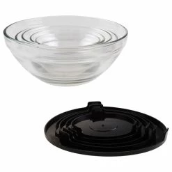 Best reviews of ❤️ Glass Bowl Set 10 Pieces With Lids By Chef Buddy, Black 🌟 -YBM Sales Store 93b1932b08c029cb 3550 w800 h800 b1 p0