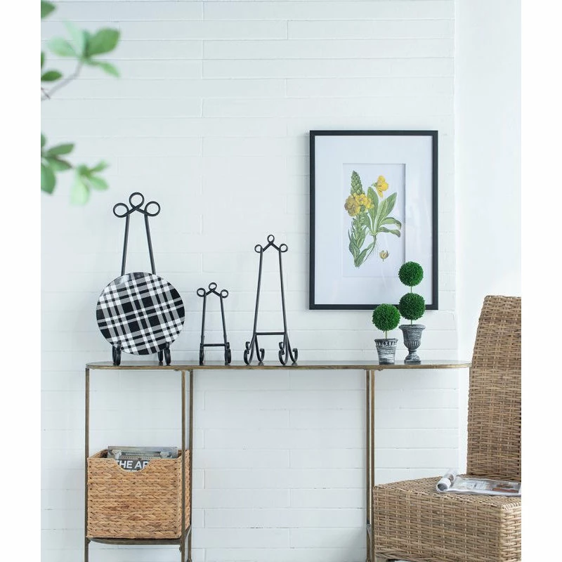 Deals 💯 A&B Home 12" Black Metal Easel Or Plate Stand 💯 8 Deals 💯 A&B Home 12" Black Metal Easel Or Plate Stand 💯 - Image 8
