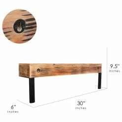 New 😍 American Art Decor, Inc. American Art Decor Rustic Wooden Glass Stemware Organization And Display Rack 🤩 -YBM Sales Store 97c1486a0f2bf224 0250 w800 h800 b1 p0