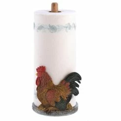 Outlet ❤️ Accent Plus Country Rooster Paper Towel Holder 😉