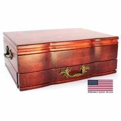 Buy 🤩 American Chest F02C GRANDEUR 1-Drawer Flatware Chest, Solid Cherry With Heritage Cherry Finish 🔔