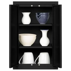 Coupon ✨ Summit Lamp Corp. Summit CAB12TALL 12"W X 18"H Double Door Base Cabinet - Black ⌛ -YBM Sales Store 9de1f797025e048d 4958 w800 h800 b1 p0