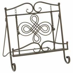 Brand new 🛒 Tripar International, Inc. Brown Swirls Metal Cookbook Stand 🔔