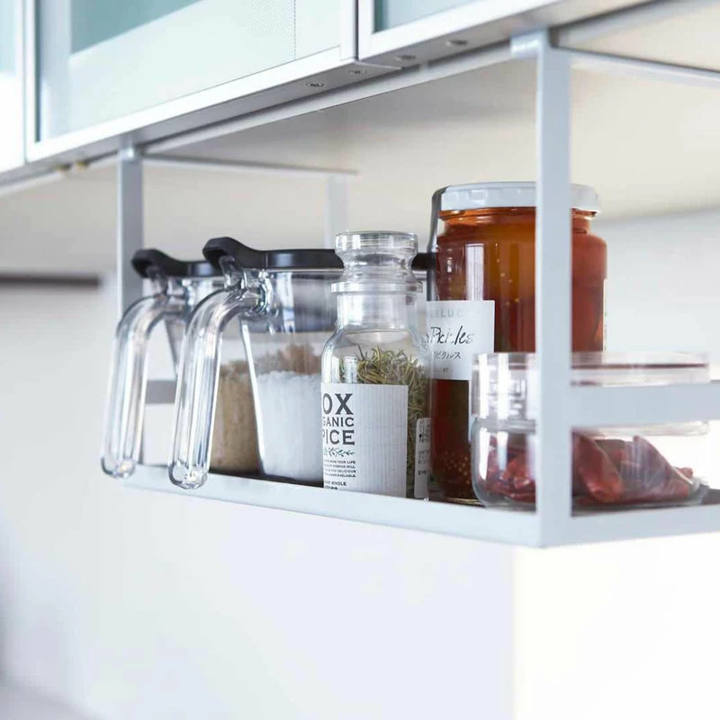 Buy ⌛ Yamazaki Home Undershelf Organizer, Steel, Fits 0.75", Holds 6.6 Lbs, White 🔔 4 Buy ⌛ Yamazaki Home Undershelf Organizer, Steel, Fits 0.75", Holds 6.6 Lbs, White 🔔 - Image 4