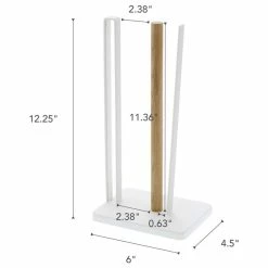 Brand new 😉 Yamazaki Home Paper Towel Holder, Steel And Wood 🌟 -YBM Sales Store ab11ecb2025ad7f7 2655 w800 h800 b1 p0
