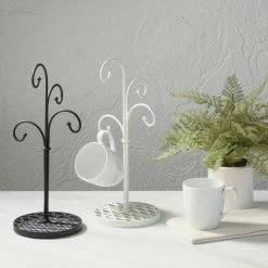 Best Pirce ✔️ Tripar 4 Arm Metal Mug Stand, White 🤩 -YBM Sales Store b091a59b0f2b01b8 7663 w800 h800 b0 p0